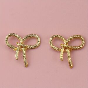 Bow earrings N883